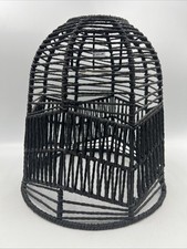 Black rattan lampshade for sale  PRESTON