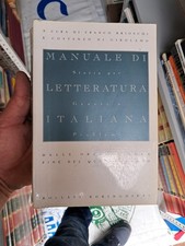 Manuale letteratura italiana usato  Pontecagnano Faiano