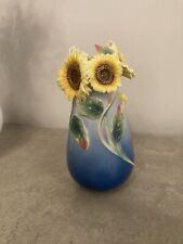 Franz porcelain sunflower for sale  NORWICH