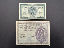 Rare algeria francs for sale  POOLE