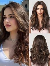 Perruque synthétique brune d'occasion  Artix