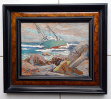 Tableau huile bois d'occasion  Nice-
