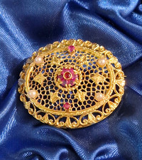 Spilla oro giallo usato  Civitanova Marche