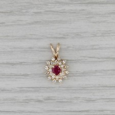 Pendentif rubis diamant d'occasion  Expédié en France