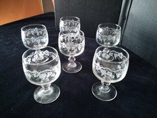 Verres vin verrerie d'occasion  Rivery