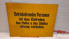Ddr schild plasteschild gebraucht kaufen  Rochlitz
