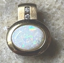 Anhänger 585 edelopal gebraucht kaufen  Unterschleißheim