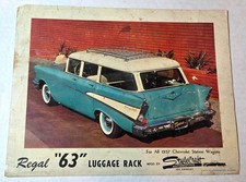 Usado, 1957 Chevrolet Regal 63 station wagon bagageiro anúncio, Stylecraft comprar usado  Enviando para Brazil