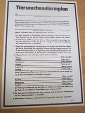 Altes schild tierseuchenalarmp gebraucht kaufen  Wittenberg