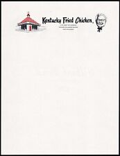 Vintage letterhead kfc for sale  Clinton