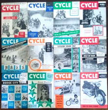 Usado, 12 x Cycle Magazines Jan-Dec 1955 comprar usado  Enviando para Brazil