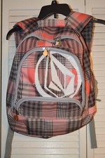 Volcom plaid backpack for sale  Fullerton
