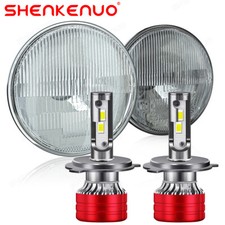 Lâmpadas de farol de LED H4 7" redondas para 1953-1977 Ford F100 F150 F250 F350 Pickup comprar usado  Enviando para Brazil