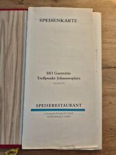 Ddr speisekarte getränkekarte gebraucht kaufen  Neuenhagen