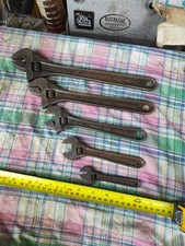 vintage spanners adjustable for sale  BURTON-ON-TRENT