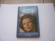 MARGARET THATCHER-IN DEFENCE OF FREEDOM-1986-Hardback With D/J comprar usado  Enviando para Brazil
