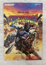 Sunset Riders - Super Nintendo SNES - Original SOMENTE MANUAL - Folheto de instruções comprar usado Sunset Riders - Super Nintendo SNES - Original SOMENTE MANUAL - Folheto de instruções comprar usado  Enviando para Brazil