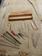 Stricknadelbox holz gemischte gebraucht kaufen  Essen