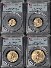 2021 gold american for sale  Stow