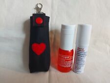 Fabric black heart for sale  COLCHESTER