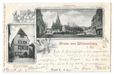 Ansichtskarte gruss weissenbur gebraucht kaufen  Ottweiler