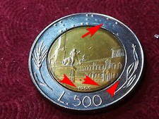 Moneta rara 500 usato  Cosenza
