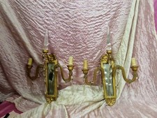 Coppia appliques legno usato  Bologna