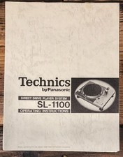 Technics SL-1100 toca-discos / proprietários de toca-discos / manual do usuário *original* comprar usado  Enviando para Brazil