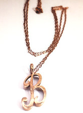 9ct gold scripted for sale  LEATHERHEAD