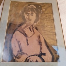Marcello boccacci gouache usato  Italia