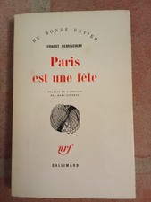 Ernest hemingway paris d'occasion  Toulouse-