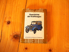Geschichte kraftwagen quartett gebraucht kaufen  Kammlach