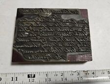 Vintage letterpress printing for sale  Reading