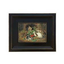 Rabbits meal framed for sale  Dover