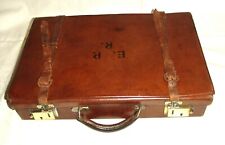 Vintage brown leather for sale  WALSALL