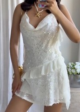 Zara sequinned ruffle for sale  DROMORE
