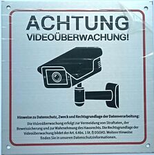 Achtung videoüberwachung schi gebraucht kaufen  Vlotho