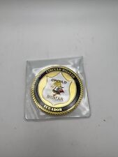 Moeda Circulo Militar Ecuador Mucho Mas Que Un Buen Club Challenge LEIA!!!!!, usado comprar usado  Enviando para Brazil