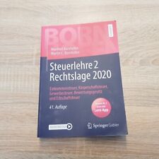 Steuerlehre rechtslage 2020 gebraucht kaufen  Gifhorn