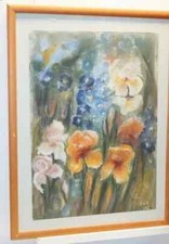 Aquarell pastell bild gebraucht kaufen  Borken