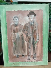 Quadro naif nozze usato  Spoleto
