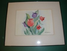 Watercolor picture framed for sale  Elizabethtown