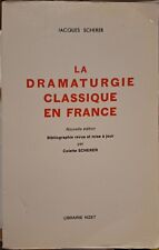 Jacques scherer dramaturgie d'occasion  Toulouse-