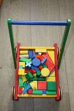 Stabiler lauflernwagen holz gebraucht kaufen  Düsseldorf