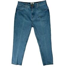 Exclusivo Top Shop Jeans Feminino Cintura Alta Mãe Tamanho 8 Cônico Lavagem Média Crop Jeans comprar usado  Enviando para Brazil