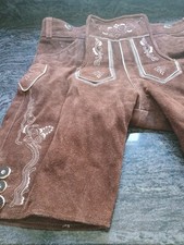 Leather lederhosen oktoberfest for sale  ST. ALBANS