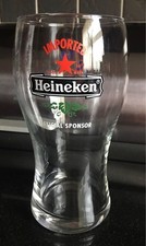 Glass heineken pint for sale  ACCRINGTON