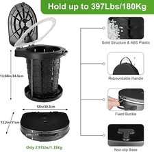 Folding camping toilet for sale  KNUTSFORD