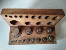 Metric weights wooden for sale  LONDON