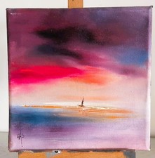 Petit tableau huile d'occasion  Roye